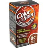 Coloration Permanente 8C Blond Cuivré Sans Ammoniaque Color et Soin 3 CHENES