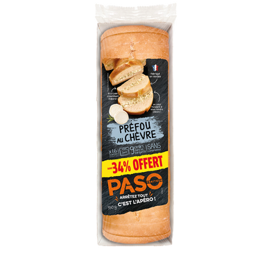 Préfou chèvre PASO 350g dont 34% offert