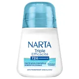 NARTA Triple Efficacité Déodorant bille 72H fraîcheur poudrée