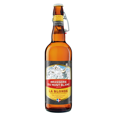 Bière la blonde MONT BLANC, 5,8°, 75cl