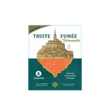 Truite Fumée de Normandie PECHERIES BASQUES 4 tranches 110g