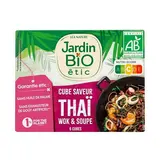 Jardin Bio Etic Cube saveur thaï pour wok et soupe bio, 6x11g