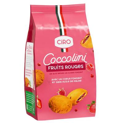 Ciro Biscuit Coccolini coeur fruits rouges, 200g