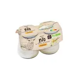 Auchan BIO Yaourt arômatisé à la vanille au lait de brebis bio, 2x125g