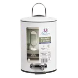 Poubelle à pédale en métal - 3L