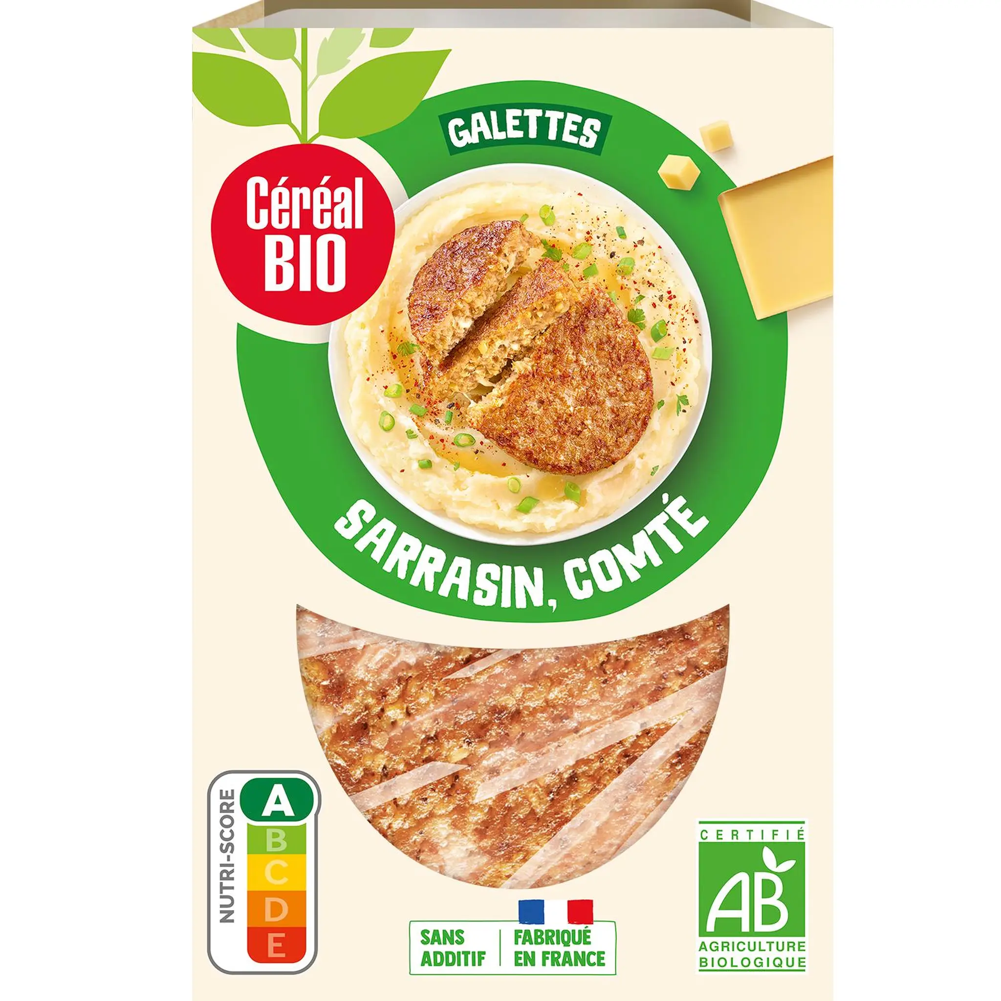 CÉRÉAL BIO Galettes sarrasin et comté
