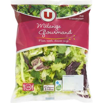 Salade mélange gourmand, U (200 g)