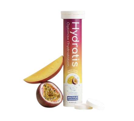 Pastilles d'électrolytes saveur mangue et passion, Hydratis (20 pastilles)