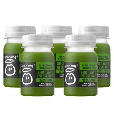 innocent Shot Santé Intestinale Probiotique, Lot de 5x80ml