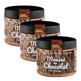 La manufacture des desserts Mousse au Chocolat Artisanale, Lot de 3x80g