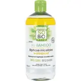 Eau micellaire biphase waterproof Pur Bamboo BIO, So'Bio Etic (500 ml)