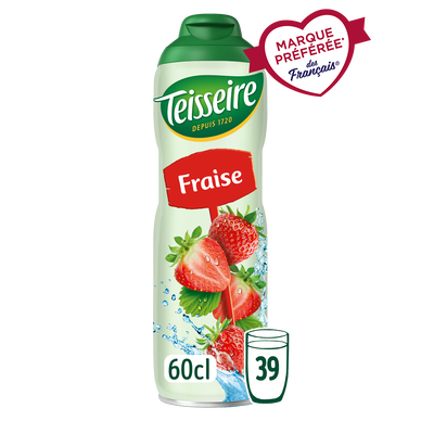 Sirop de Fraise TEISSEIRE, bidon 60cl