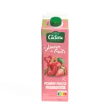 Nectar sans sucres ajoutés pomme fraise cidou 1L