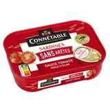 Sardines sans arêtes à la sauce tomate et huile d'olive - CONNÉTABLE -140g