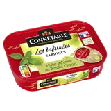Sardines à l'huile infusée au basilic citron - CONNÉTABLE - 115g