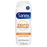 Gel douche corps-visage-cheveux sèche SANEX Zéro 725ml