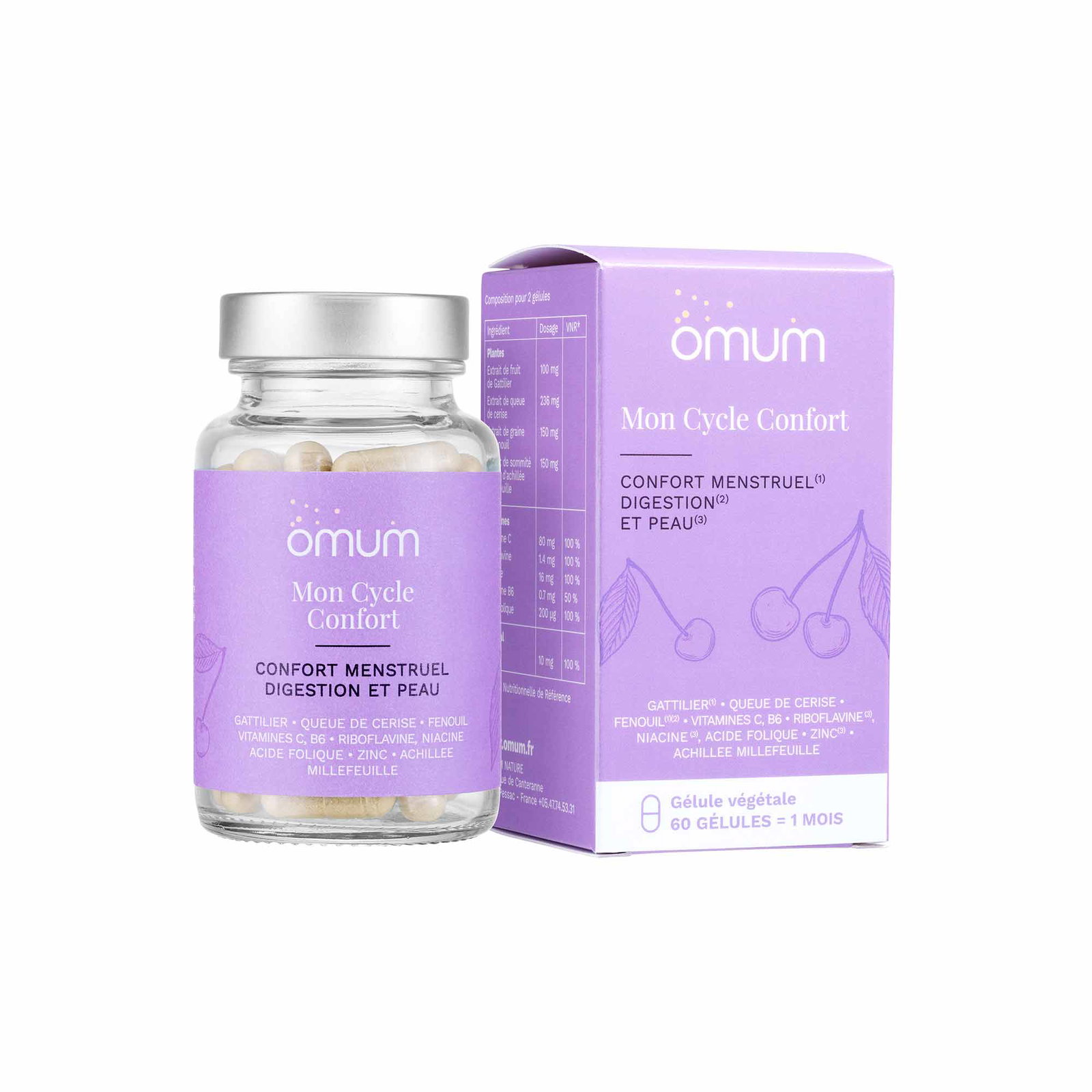 Complément alimentaire Confort menstruel, digestion & peau  x 60