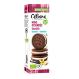 Mini biscuits fourrés vanille sans gluten bio