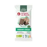 Chocolat vegan au lait de coco bio et équitable