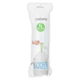 Brabantia Sacs Poubelle blancs 20x30L