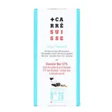 Carré Suisse Tablette Chocolat Noir 57% Pépites de Caramel et Sel de Guérande, 100g