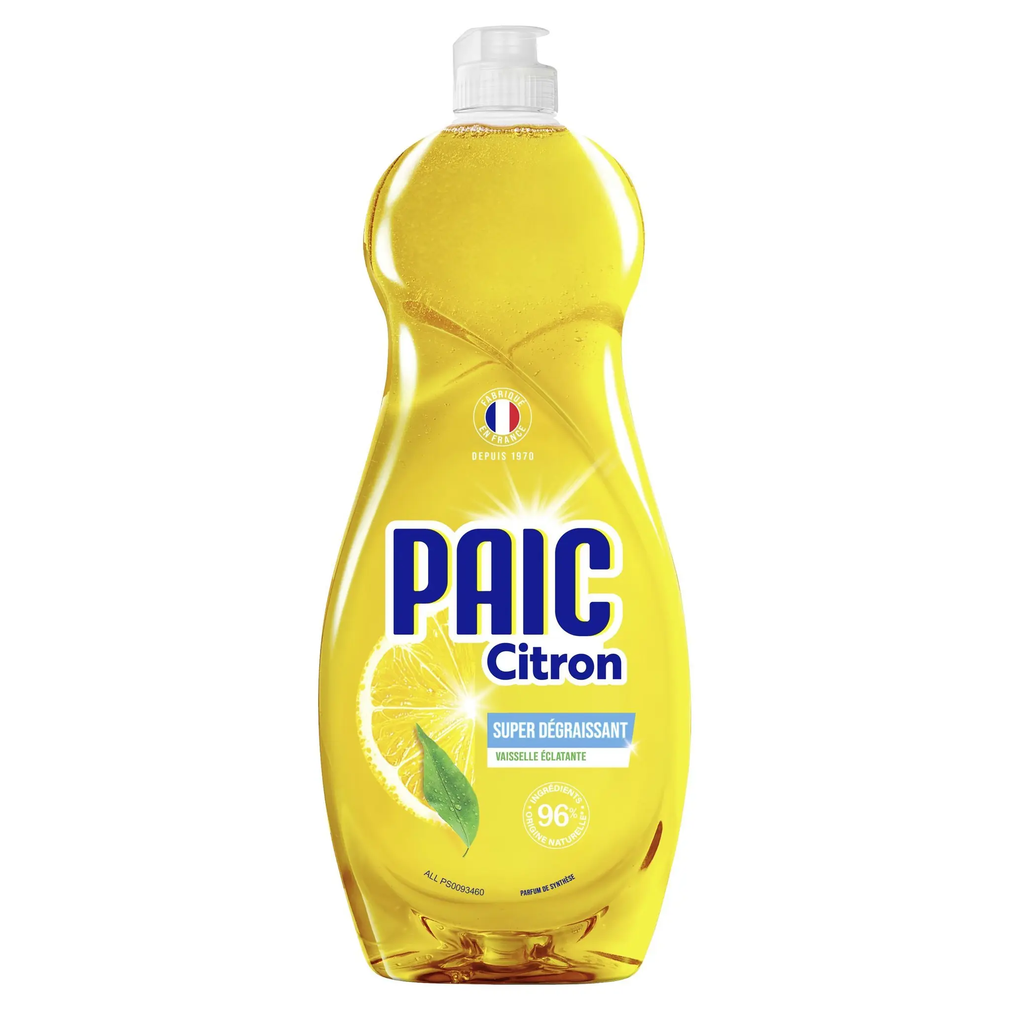 PAIC Liquide vaisselle éclat citron