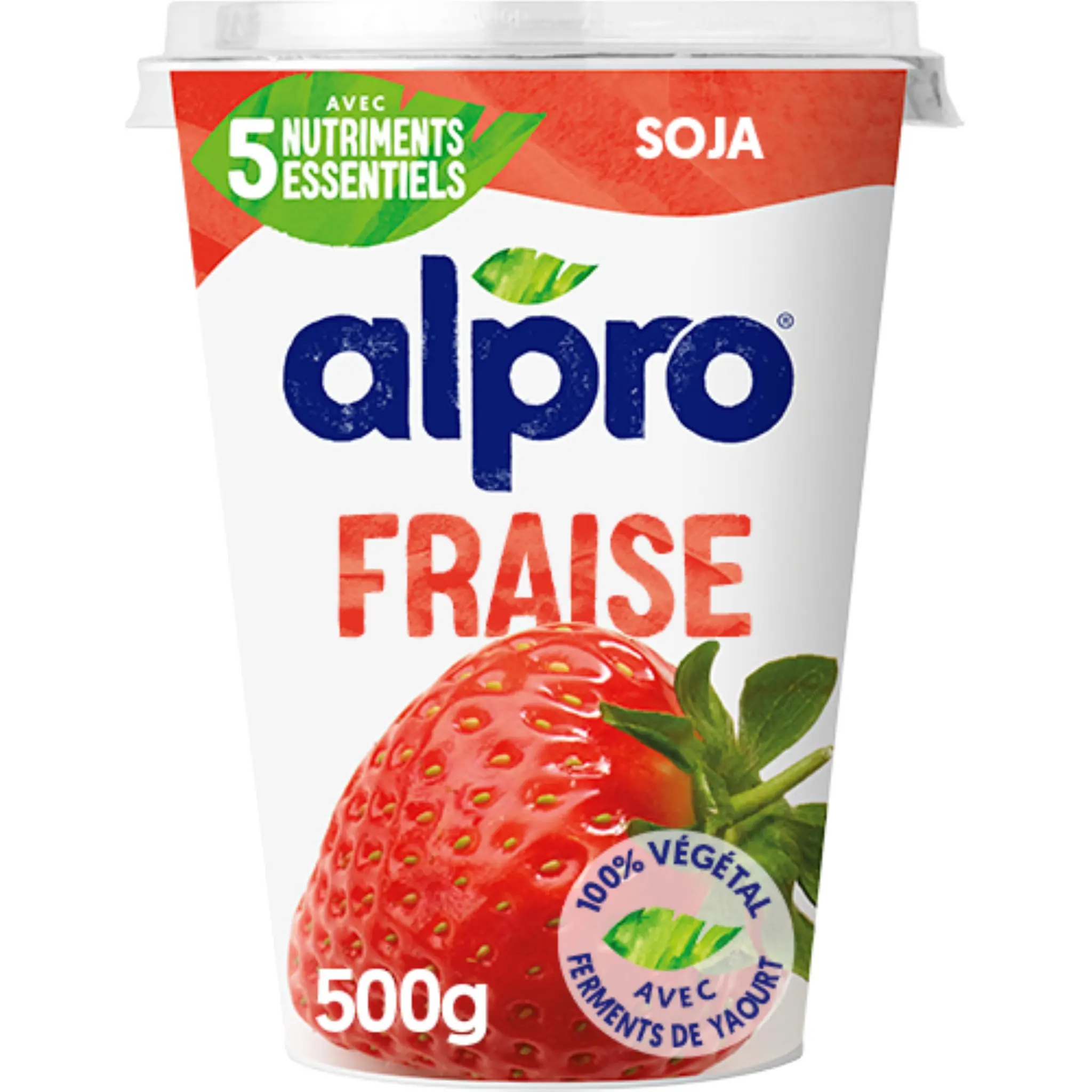 ALPRO Dessert végétal au soja aromatisé fraise