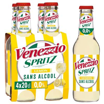 Venezzio Sprit citron sans alcool, 4x20cl
