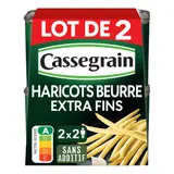 Haricots Beurre Extra Fins CASSEGRAIN