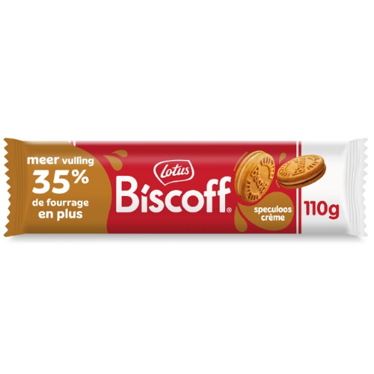 Biscuits Biscoff Fourrés à la Crème de Spéculoos LOTUS BISCOFF