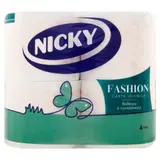 Fashion, Papier Toilette, 4 Plis, 4 Rouleaux NICKY