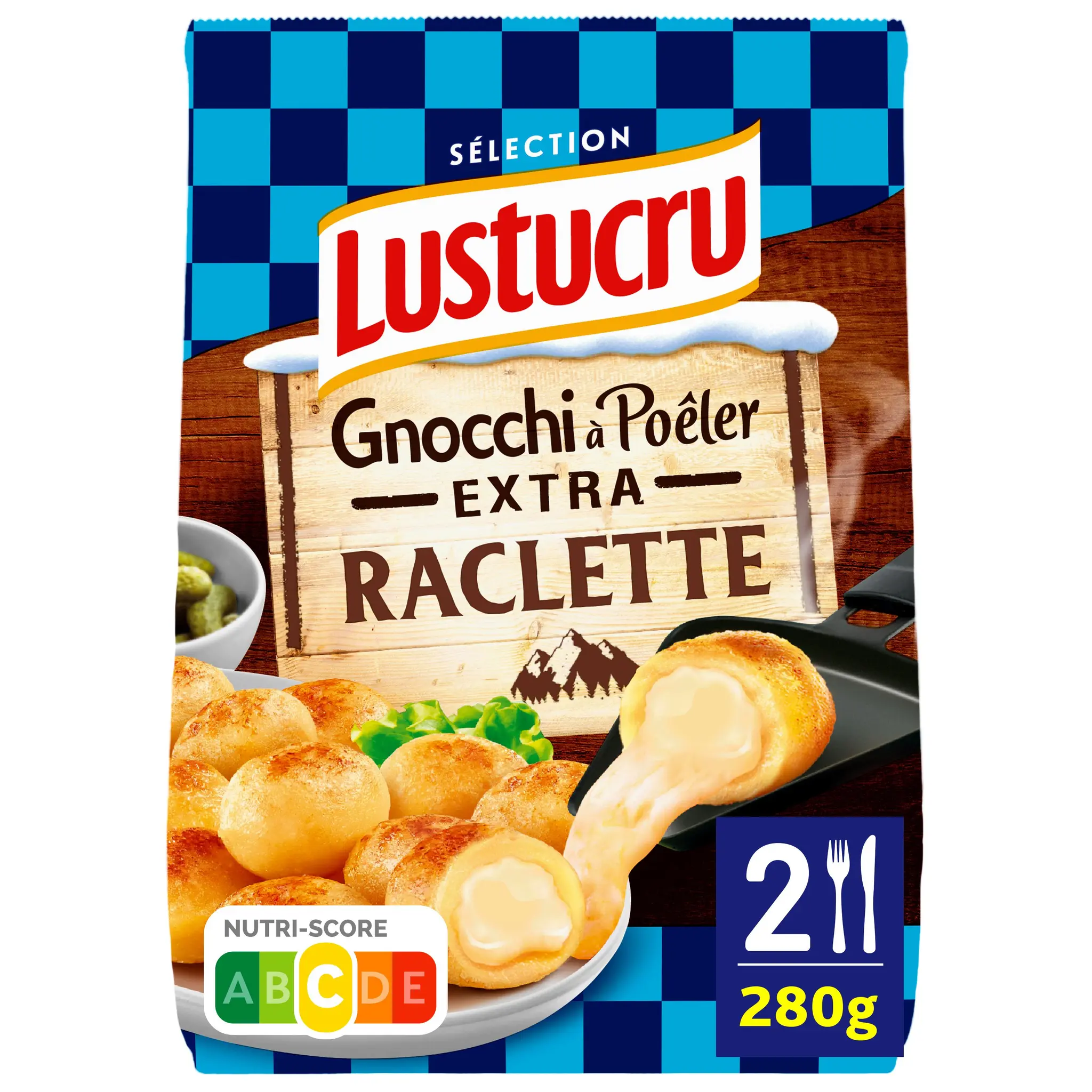 LUSTUCRU Gnocchi à poêler extra raclette