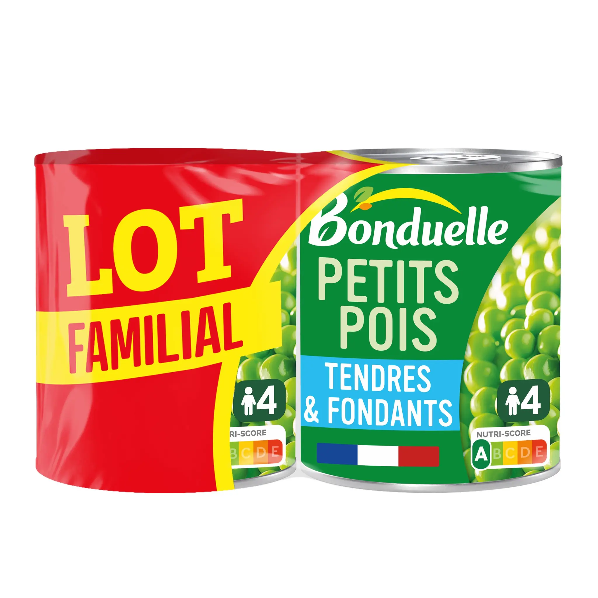 BONDUELLE Petits pois tendres & fondants cultivés en France