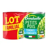 BONDUELLE Petits pois tendres & fondants cultivés en France