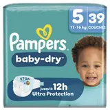 Couches baby dry T5 / 11-16 kg, Pampers (x 39)