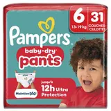 Couches-culottes baby dry pants T6 / 13-19kg, Pampers (x 31)