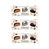 Koro Bouchées protéinées cacahuètes et chocolat noir bio, Lot de 3x2x20g
