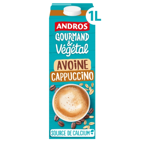 Boisson Végétale Avoine Cappuccino Gourmand & Végétal ANDROS