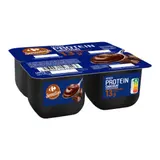 Dessert laitier au chocolat riche en protéines, faible teneur en matières grasses et allégé en sucres CARREFOUR SENSATION