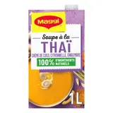 Soupe à la Thaï avec Crème de Coco, Citronnelle, Gingembre MAGGI