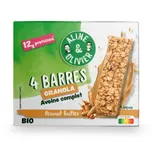 Barres de Céréales Granola Avoine Complet Beurre de Cacahuètes   ALINE & OLIVIER