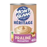 Crème dessert Héritage Praliné noisettes MONT BLANC