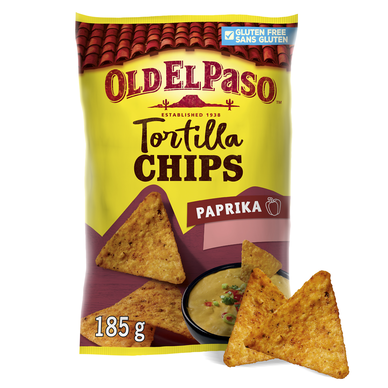 Chips tortilla paprika OLD EL PASO 185g