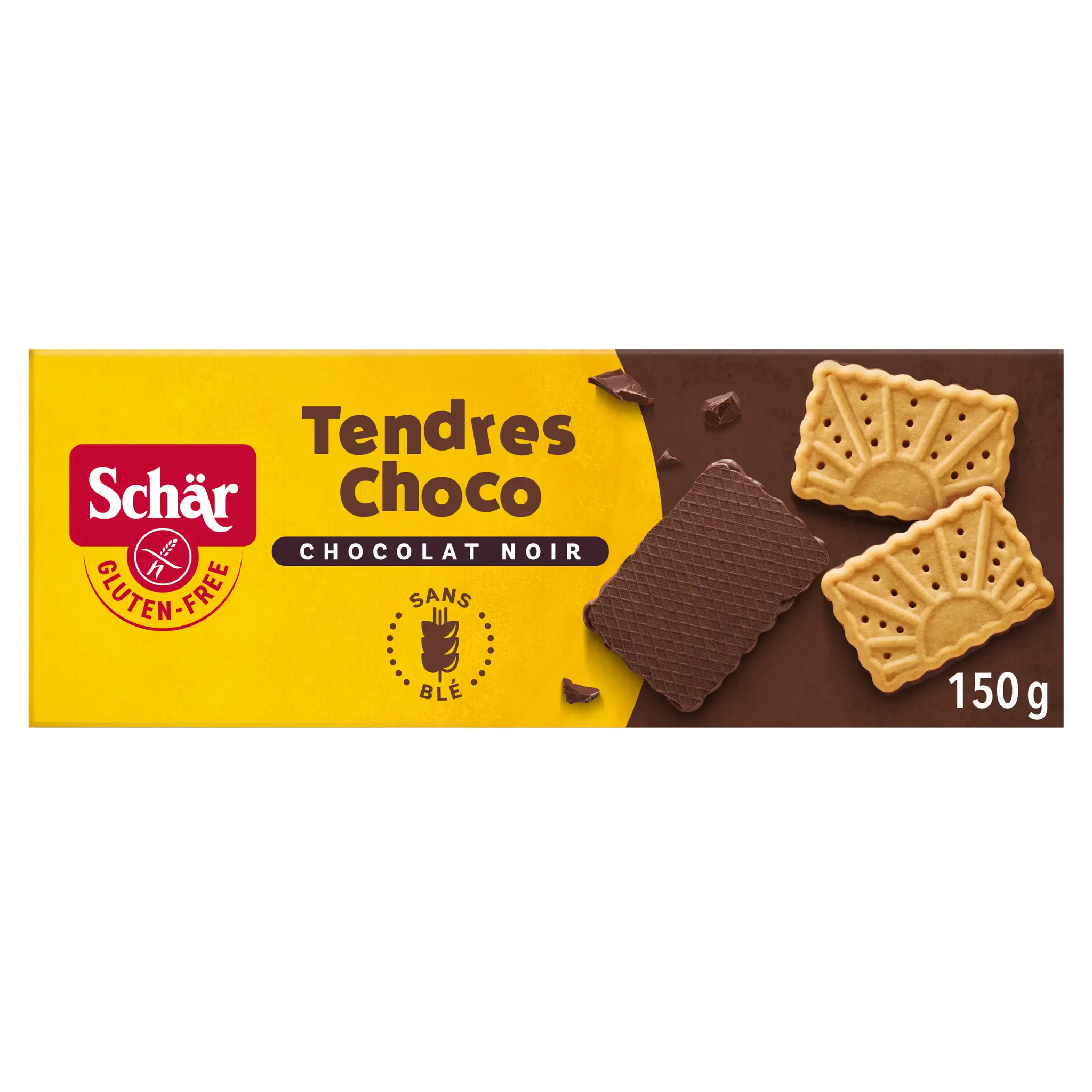 SCHAR Biscuits au chocolat noir sans gluten