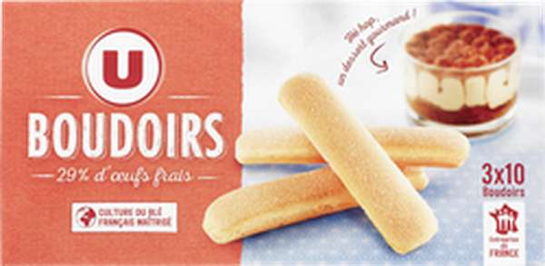 Boudoirs aux oeufs frais, U (175 g)