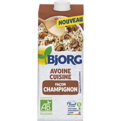Avoine cuisine façon champignons BIO, Bjorg (200 ml)