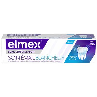 Elmex Dentifrice Email Clinical Expert Soin Email Blancheur, 75ml