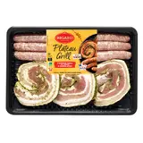 Plateau Grill Extra Tendre 3 Poitrines de Porc Saveur Grill aux Herbes et 6 Chipolatas BIGARD