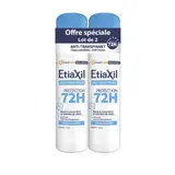 Déodorant Anti-Transpirant Protection 72H Anti-Traces pour Peaux Sensibles ETIAXIL