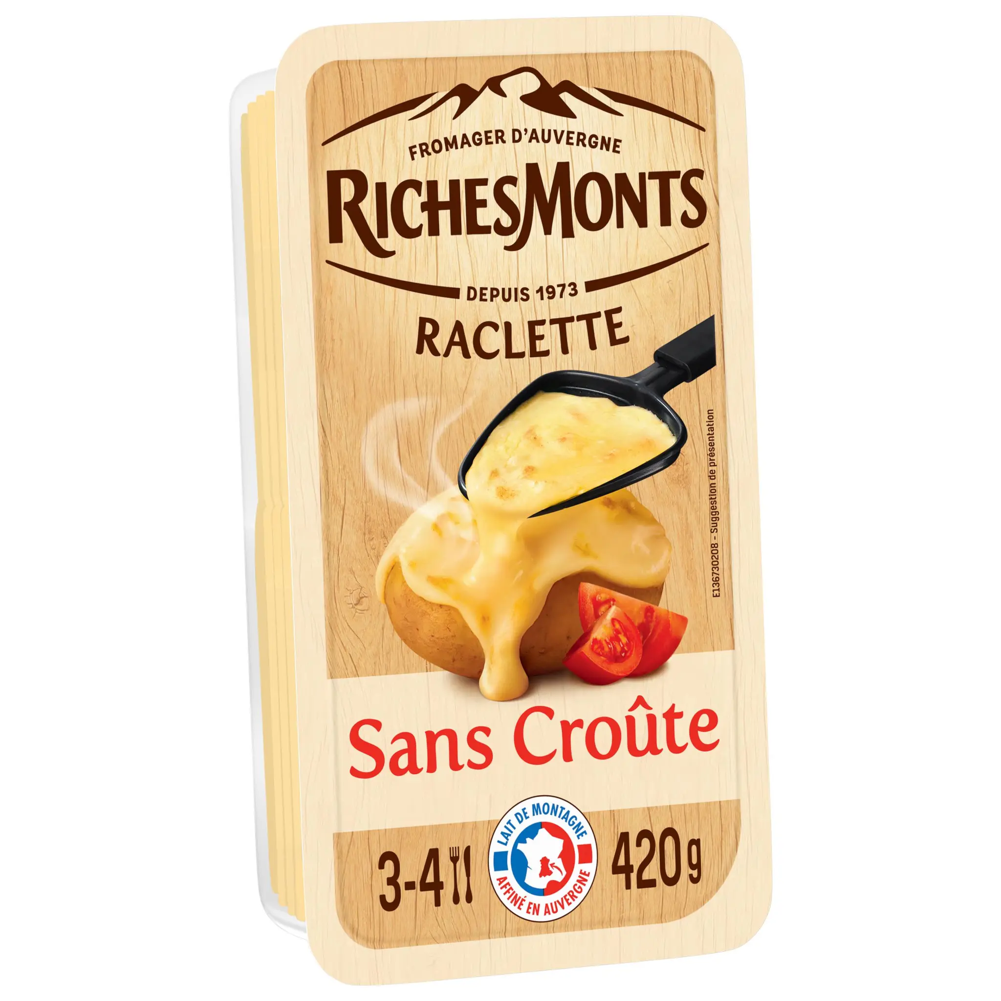 RICHESMONTS Fromage à raclette sans croûte